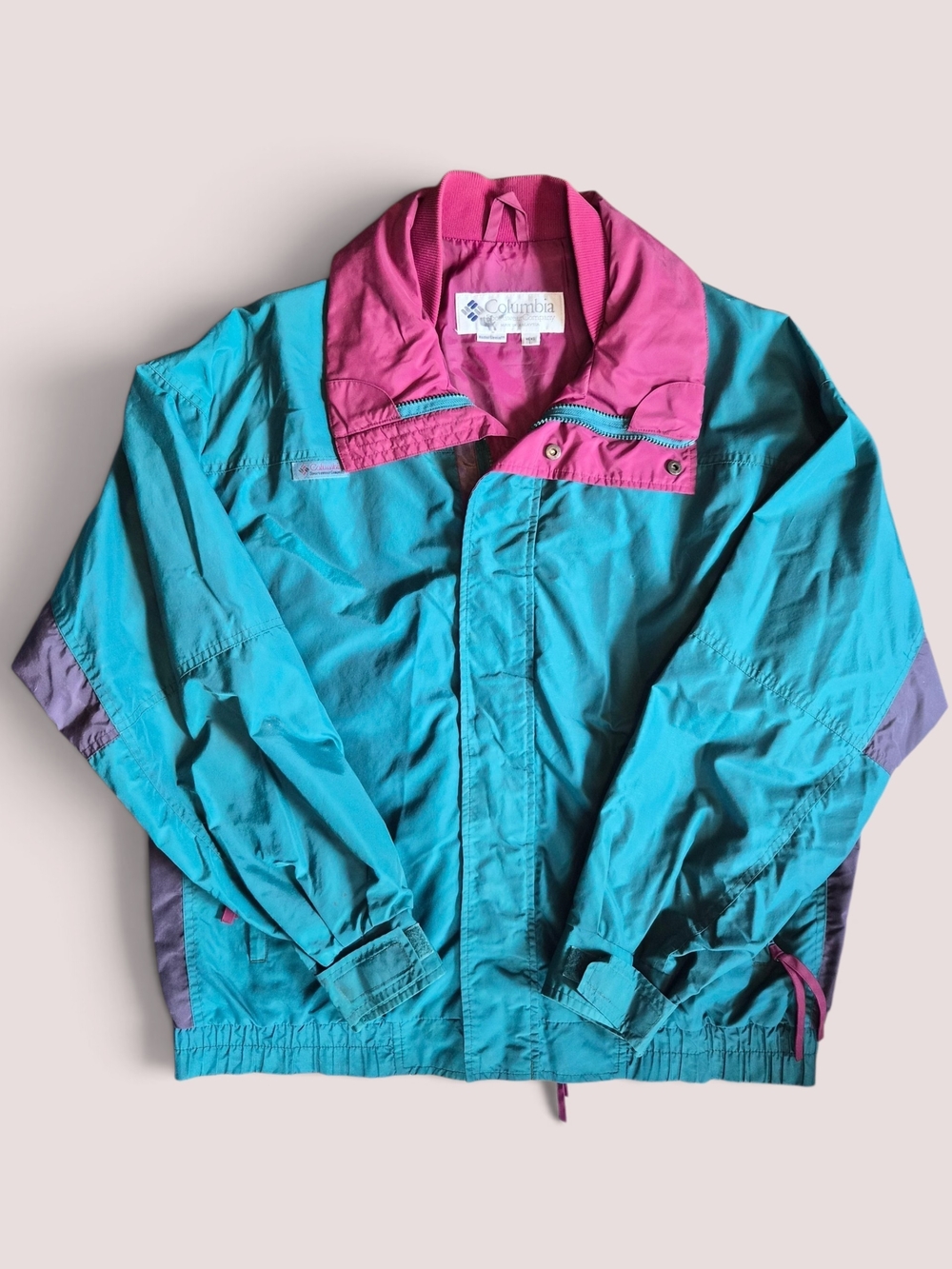 Vintage Columbia Bugaboo Radial Sleeve Jacket Mens L 90s Colorblock